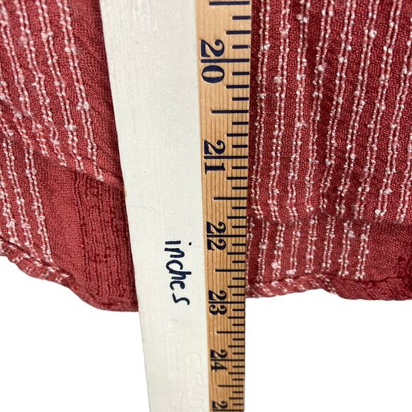 Free People Stripe Against All Odds Long Sleeves Top Size Medium - Picture 6 of 7